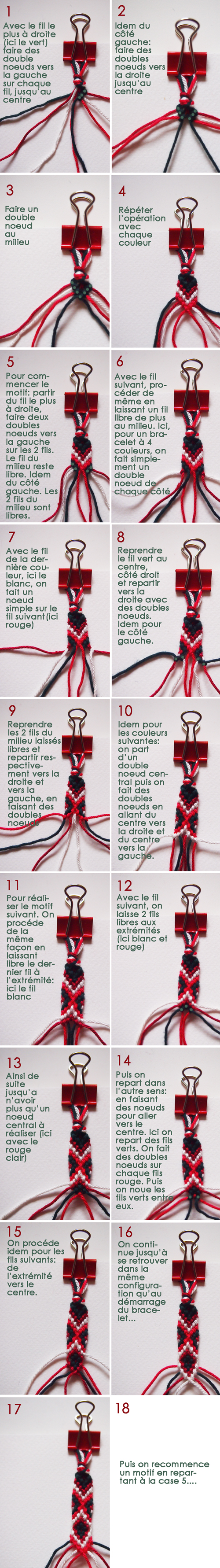 Bracelet brésilien : spécificités, tressage et tutoriel