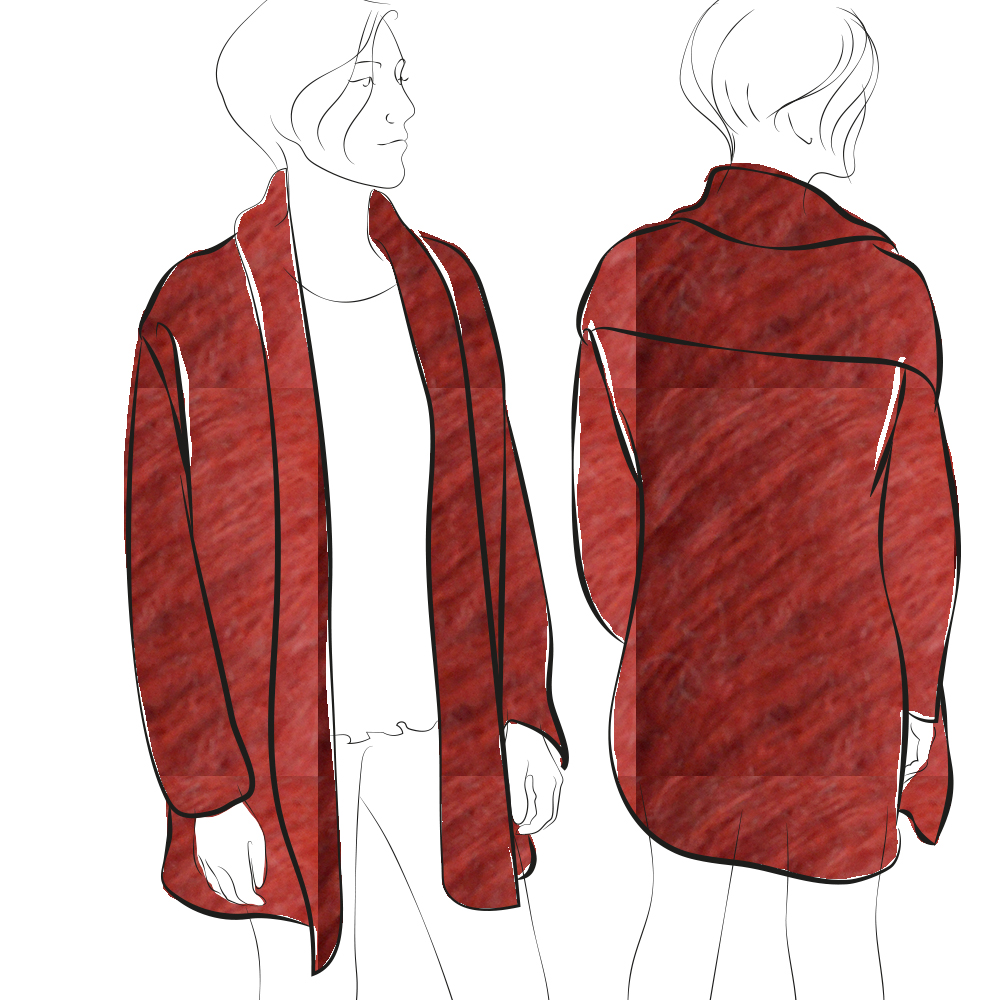 Veste 14P corail