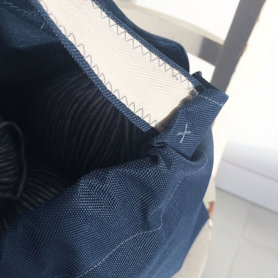 sac Dinah bleu gros plan 900