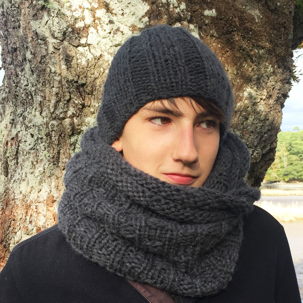 chouette kit ardoise snood et bonnet