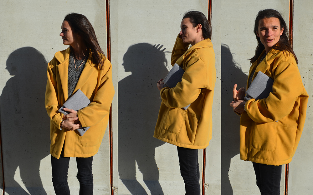 manteau 3 jaune