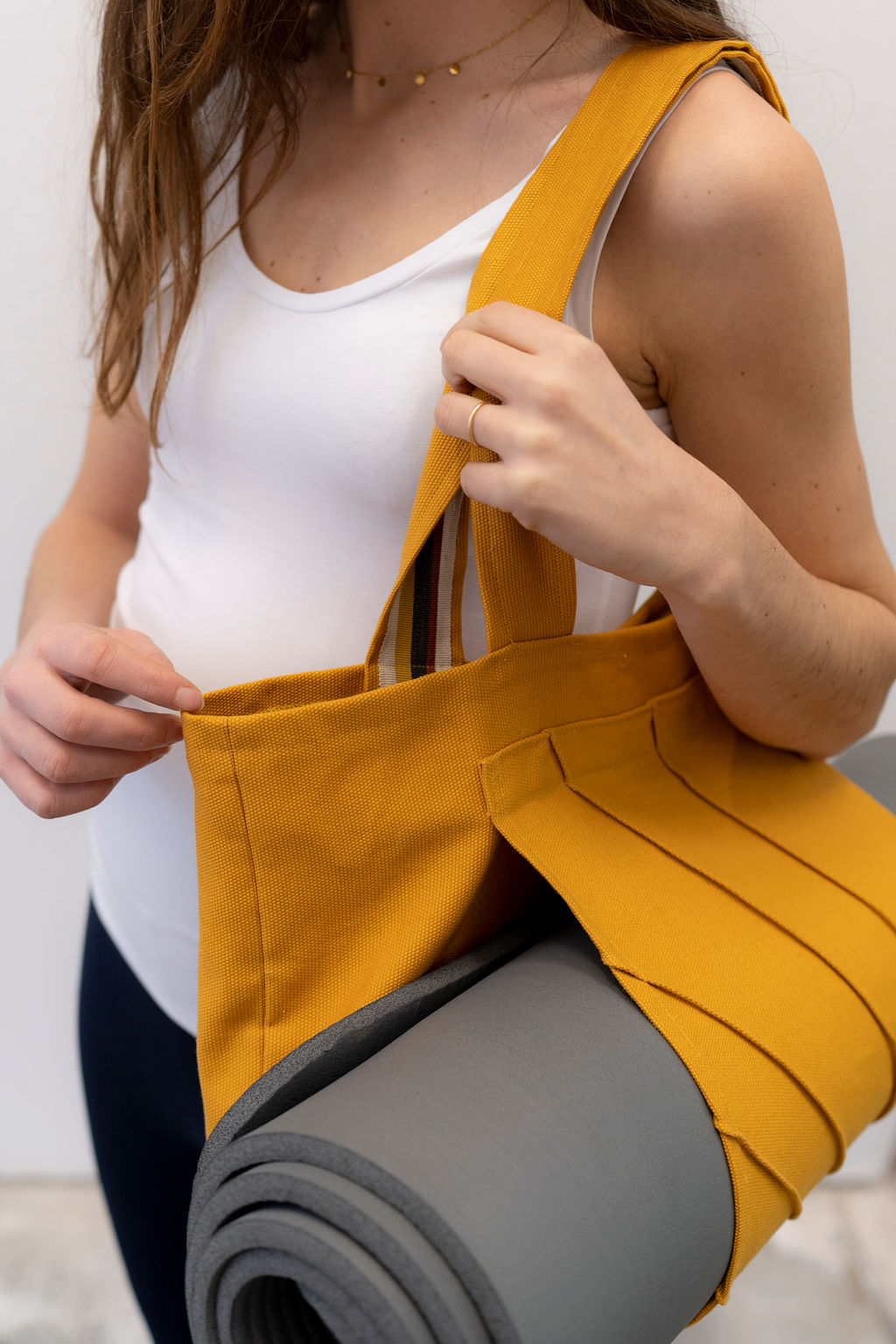 Coudre un sac pour tapis de Yoga - par le Bazar d'Anne-Charlotte