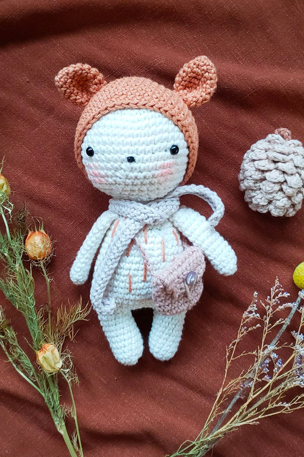 Kit Crochet intermédiaire - Doudou Albert - Super Chouette