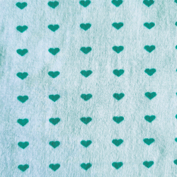 jersey cœurs turquoise