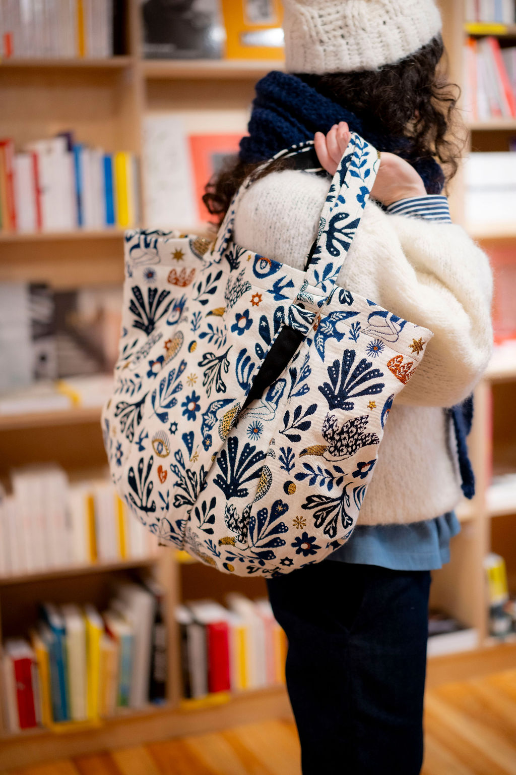 Kit couture tote bag réversible velours bordeaux - Kits créatifs/Kits  couture - Au fil du coupon